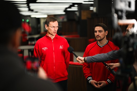 Открытая тренировка «Авангарда» для СМИ