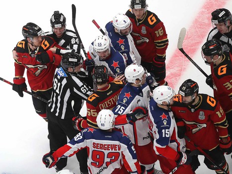 22.04.2021. Финал Кубка Гагарина, 3 матч. «Авангард» - ЦСКА 1:2