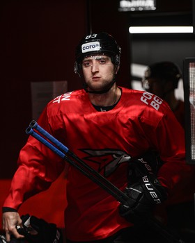 Тренировка «Авангарда» перед матчем с московским «Динамо»