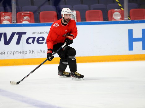 Тренировка «Авангарда» перед пятым матчем серии с «Ак Барсом»