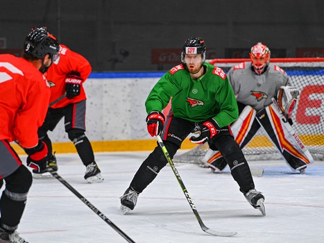 Тренировка «Авангарда» перед турниром Пучкова