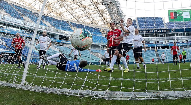 Товарищеский матч по футболу. Сборная «Авангард» - «Мощные СМИ» 13:2