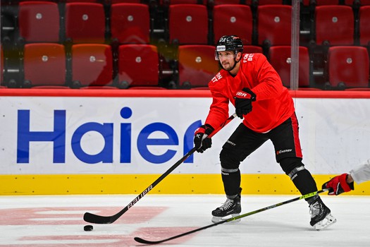 Раскатка «Авангарда» перед матчем с «Амуром»