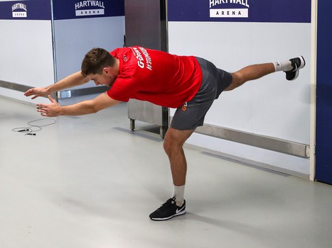 Раскатка «Авангарда» перед выездным матчем с «Йокеритом»