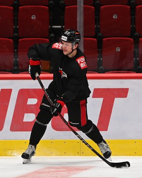 Тренировка «Авангарда» перед матчем с «Адмиралом»