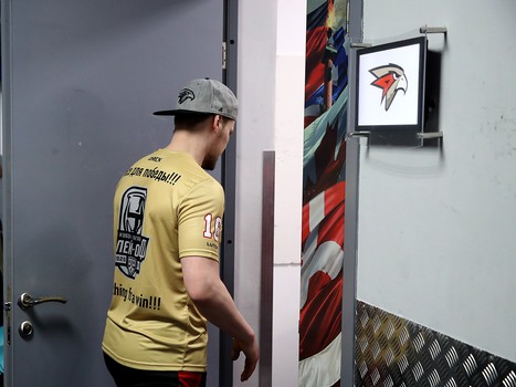 Тренировка «Авангарда» перед стартом финала Кубка Гагарина