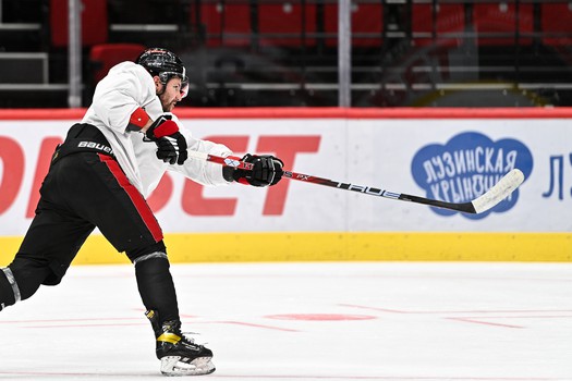 Раскатка «Авангарда» перед матчем с «Салаватом Юлаевым»