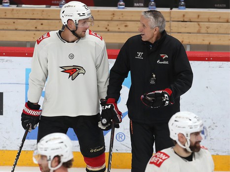 Открытая тренировка «Авангарда» перед плей-офф