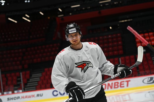 Раскатка «Авангарда» перед матчем с «Локомотивом»