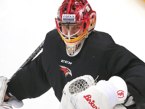 Раскатка «Авангарда» перед матчем с ХК «Сочи»