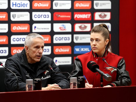 Открытая тренировка «Авангарда» перед вторым раундом плей-офф