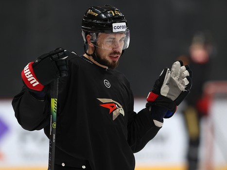 Тренировка «Авангарда» перед матчем с «Салаватом Юлаевым»