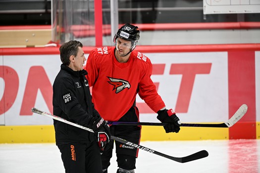 Раскатка «Авангарда» перед матчем с ЦСКА