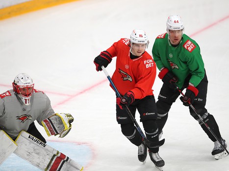 Раскатка «Авангарда» перед вторым матчем финальной серии с ЦСКА