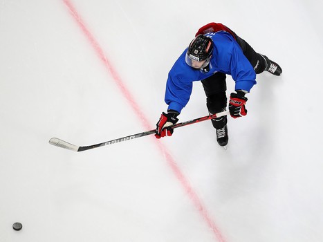 Раскатка «Авангарда» перед матчем с «Барысом»