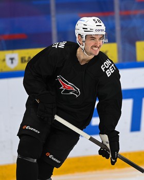 Тренировка «Авангарда» перед матчем в Тольятти