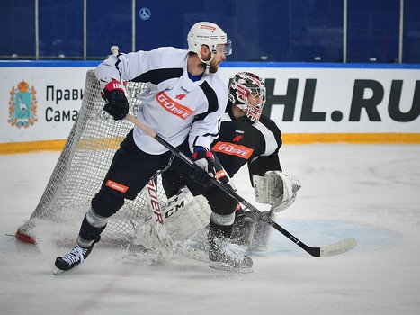 Раскатка "Авангарда" перед выездным матчем с "Ладой"