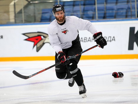 Раскатка «Авангарда» перед матчем против СКА