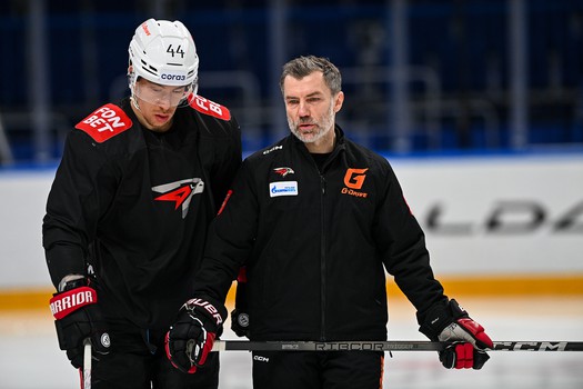 Раскатка «Авангарда» перед четвёртым матчем серии с «Локомотивом»