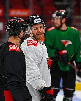 Раскатка «Авангарда» перед матчем с «Амуром»