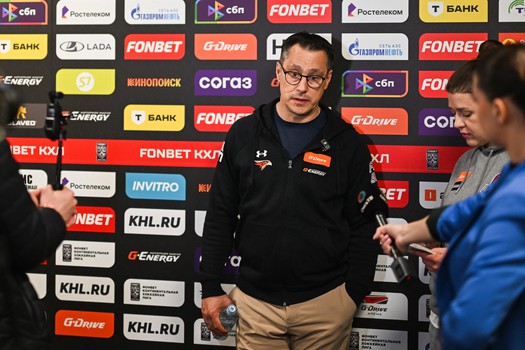 Открытая тренировка «Авангарда» для СМИ