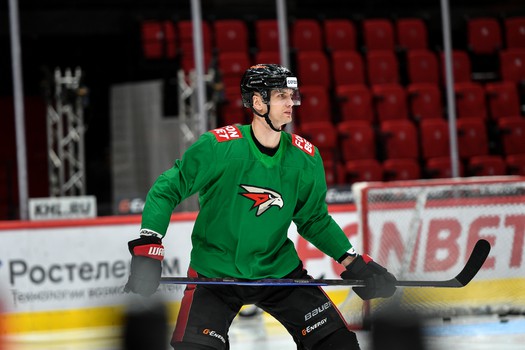 Раскатка «Авангарда» перед матчем с «Нефтехимиком»