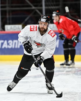 Первая ледовая тренировка «Авангарда»