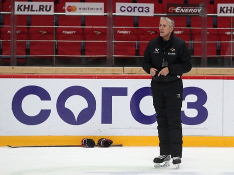 Раскатка «Авангарда» перед матчем против СКА