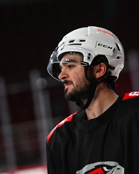 Тренировка «Авангарда» перед матчем в Екатеринбурге