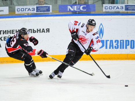 Тренировочный матч "Авангарда" с "Омскими Ястребами"