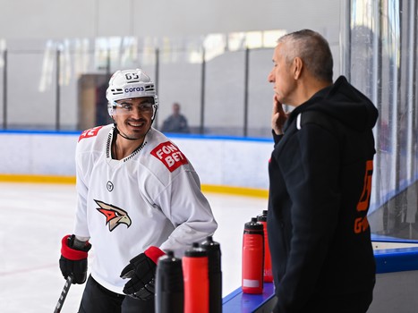 Тренировка «Авангарда» в Омске