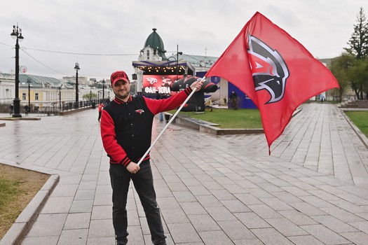 Фан-зона «Авангарда» на Пешеходном Любинском