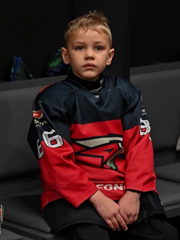 Тренировка воспитанников Хоккейной Академии «Авангард» 2019 года рождения на G-Drive Арене