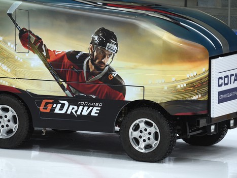 Раскатка «Авангарда» перед матчем с рижским «Динамо»