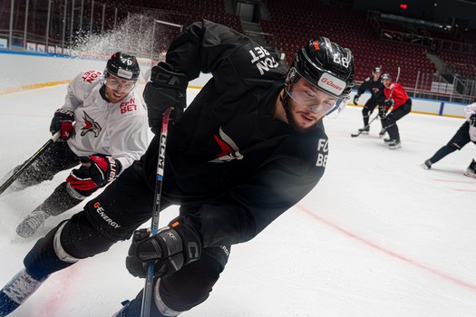 Тренировка «Авангарда» в Санкт-Петербурге