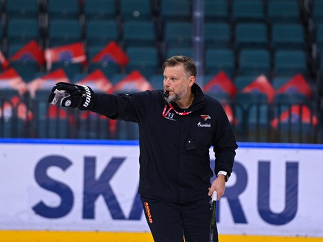 Раскатка «Авангарда» перед матчем с «Сибирью»