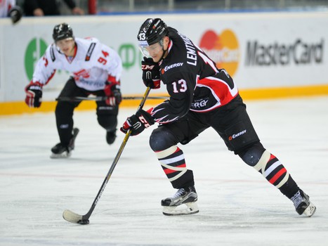 Тренировочный матч "Авангарда" с "Омскими Ястребами"