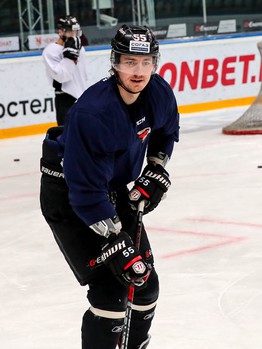 Раскатка «Авангарда» перед матчем со «Спартаком»