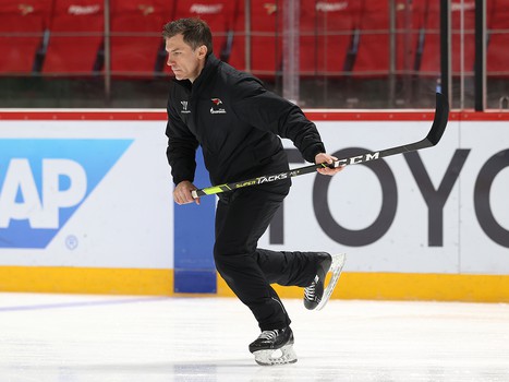 Раскатка «Авангарда» перед матчем с «Автомобилистом»