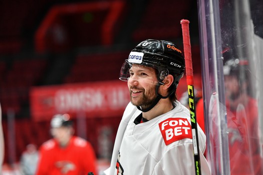 Раскатка «Авангарда» перед матчем с «Нефтехимиком»