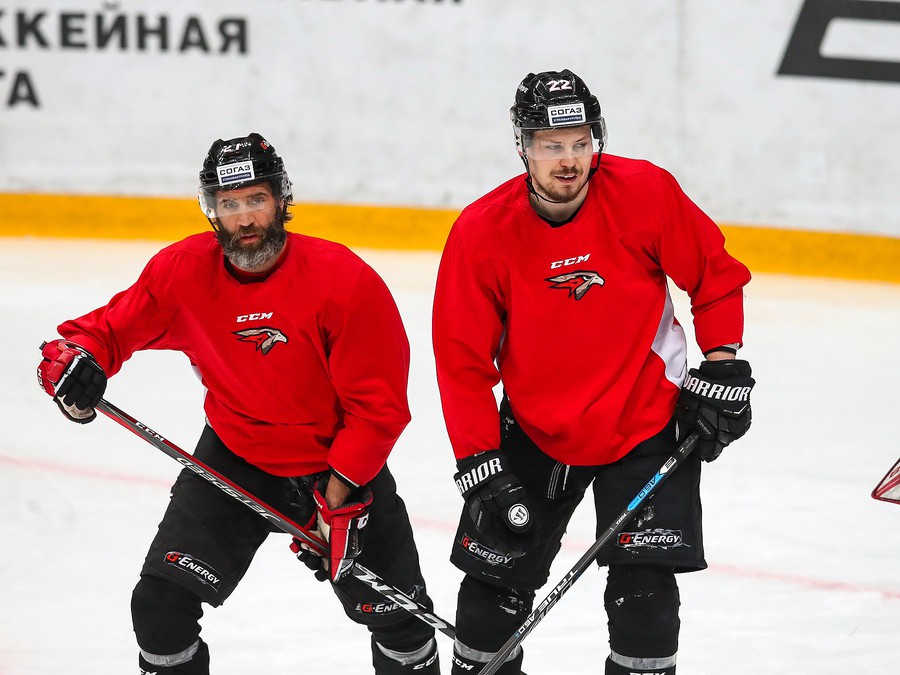 Раскатка «Авангарда» перед четвертым матчем финала с ЦСКА