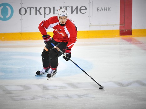 Раскатка "Авангарда" перед выездным матчем с "Югрой"