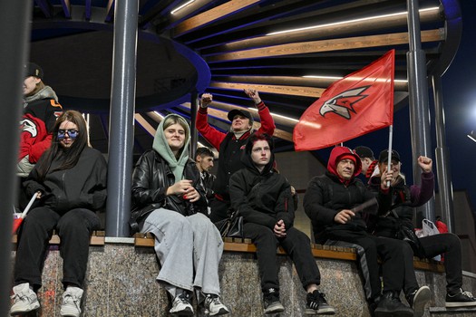 Фан-зона «Авангарда» в Городском саду