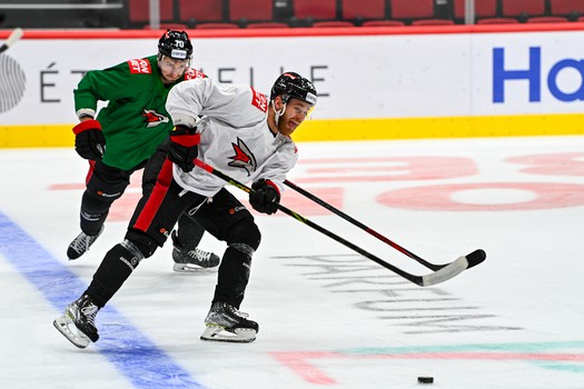 Тренировка «Авангарда» в Омске