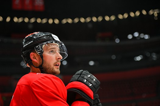 Раскатка «Авангарда» перед матчем с «Автомобилистом»