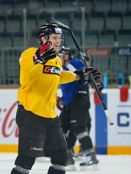 Раскатка "Авангарда" перед домашним матчем с "Трактором"