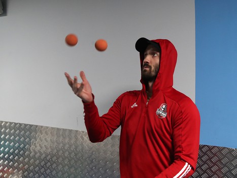 Тренировка «Авангарда» перед стартом финала Кубка Гагарина