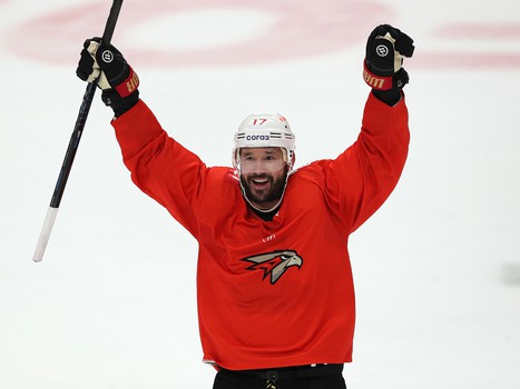 Открытая тренировка «Авангарда» перед стартом финала Востока