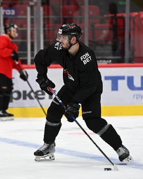 Тренировка «Авангарда» перед матчем с «Амуром»