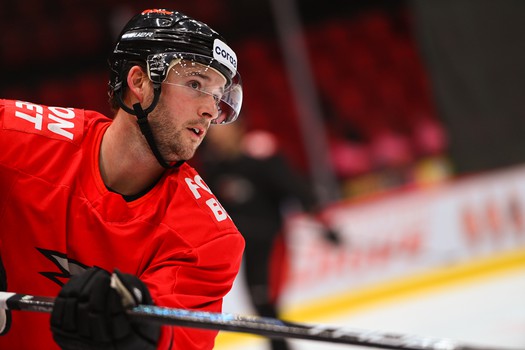 Раскатка «Авангарда» перед матчем с «Северсталью»